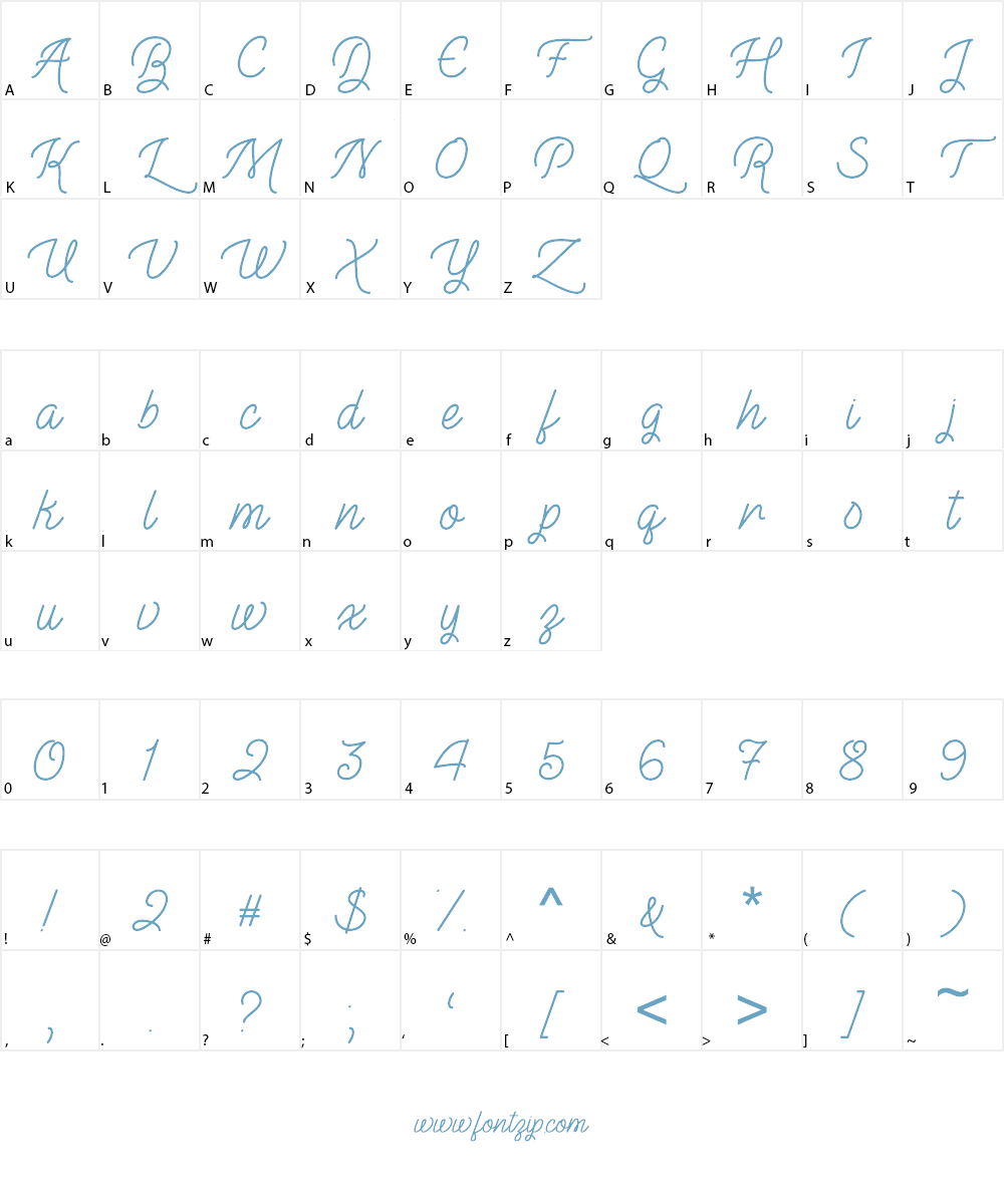 The Illusion of Beauty Font Character